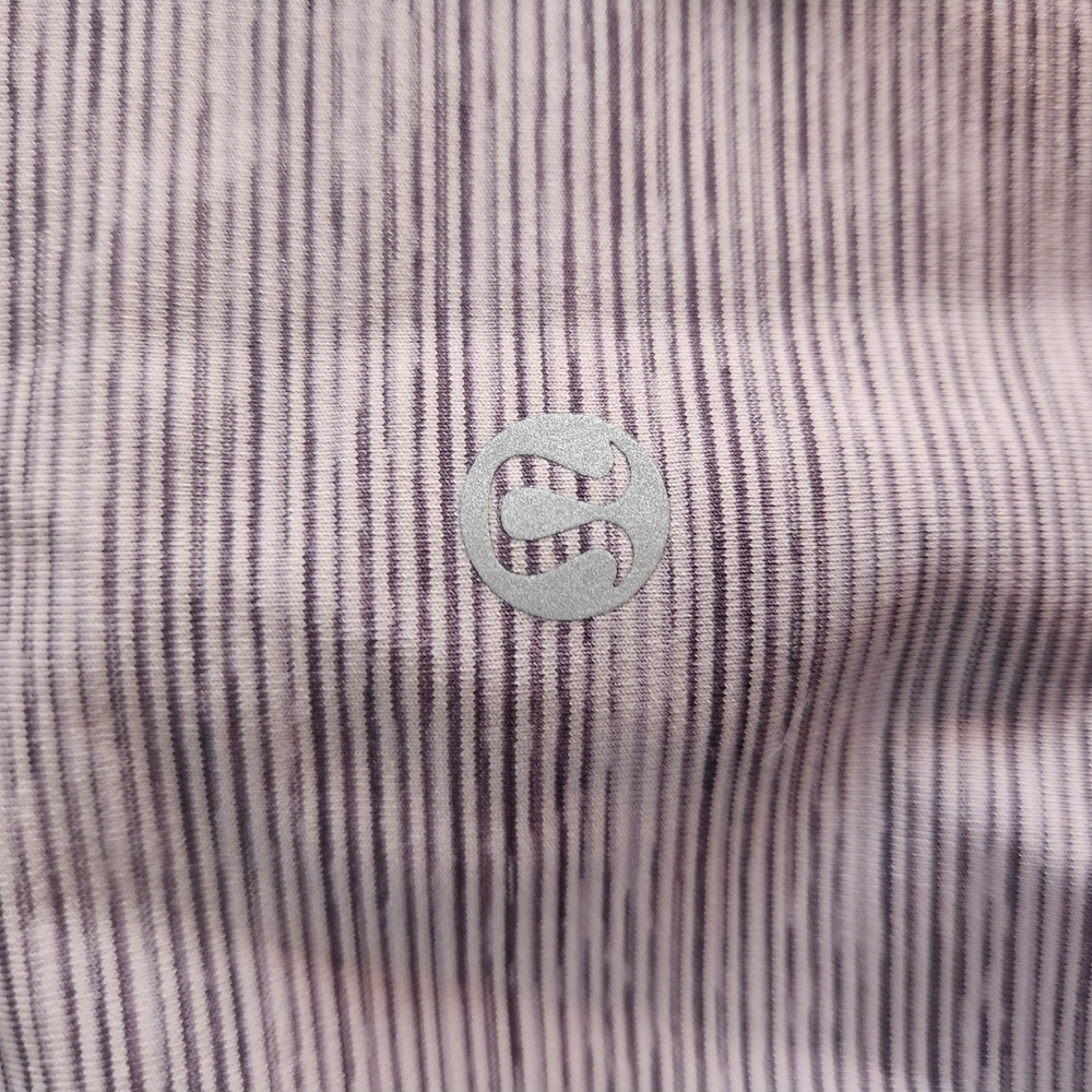 Lululemon Athletica Purple Pinstripe Leggings Size 4 - Picture 4 of 6